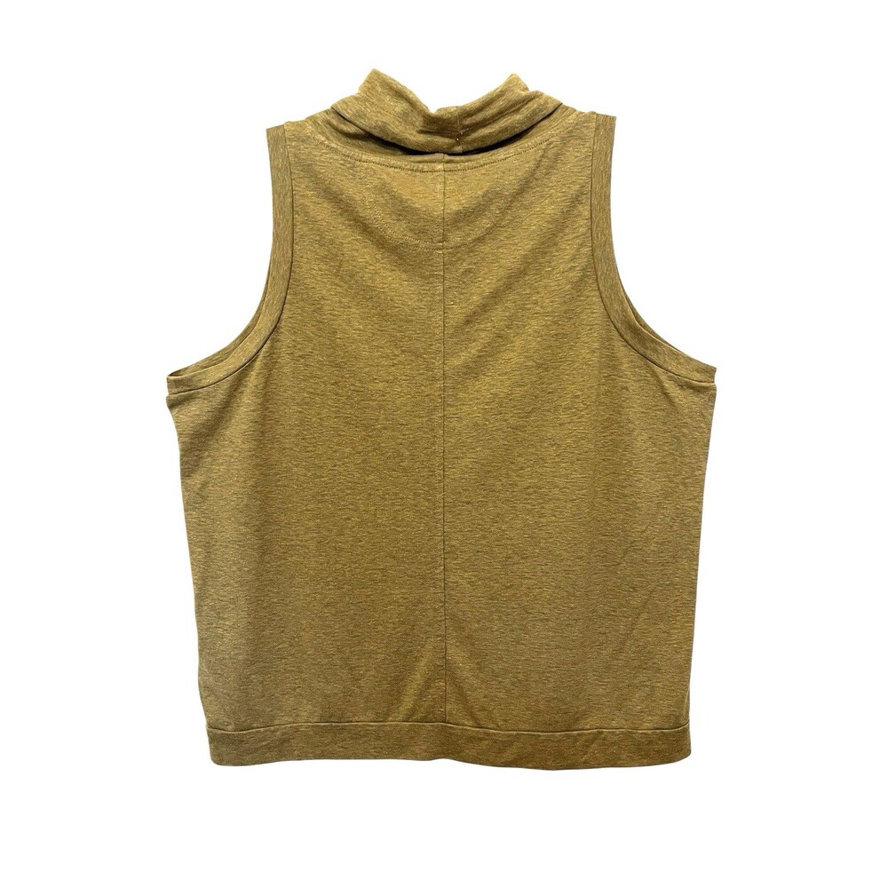 PRANA Cozy Up Barmsee Sweet Grass Heather Tank Top Cowl Neck Hemp Blend Size XS - Picture 4 of 7